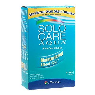 Solo Care Aqua All-In-One Solution - 2 x 360ml