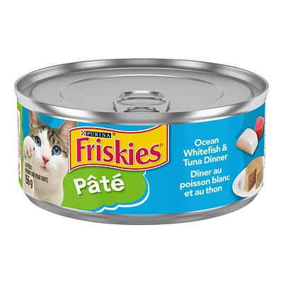 Friskies Wet Cat Food - Ocean Whitefish & Tuna Dinner - 156g