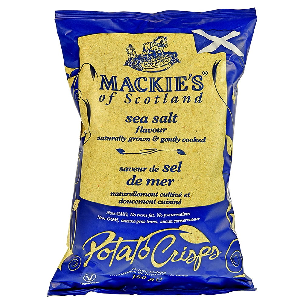 Mackie's of Scotland Potato Crisps - Sea Salt - 150g