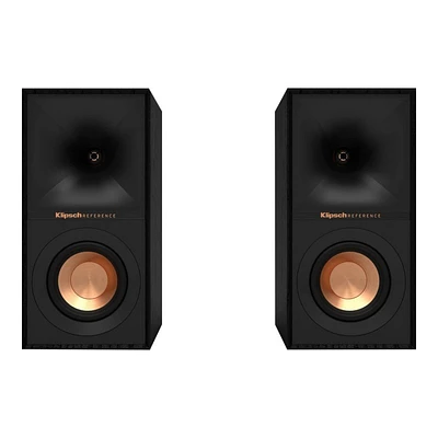 Klipsch Reference Series R-40M 50W Bookshelf Speakers - Pair - Black - R40M