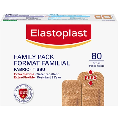 Elastoplast Fabric Bandages Assorted Sizes - 80s