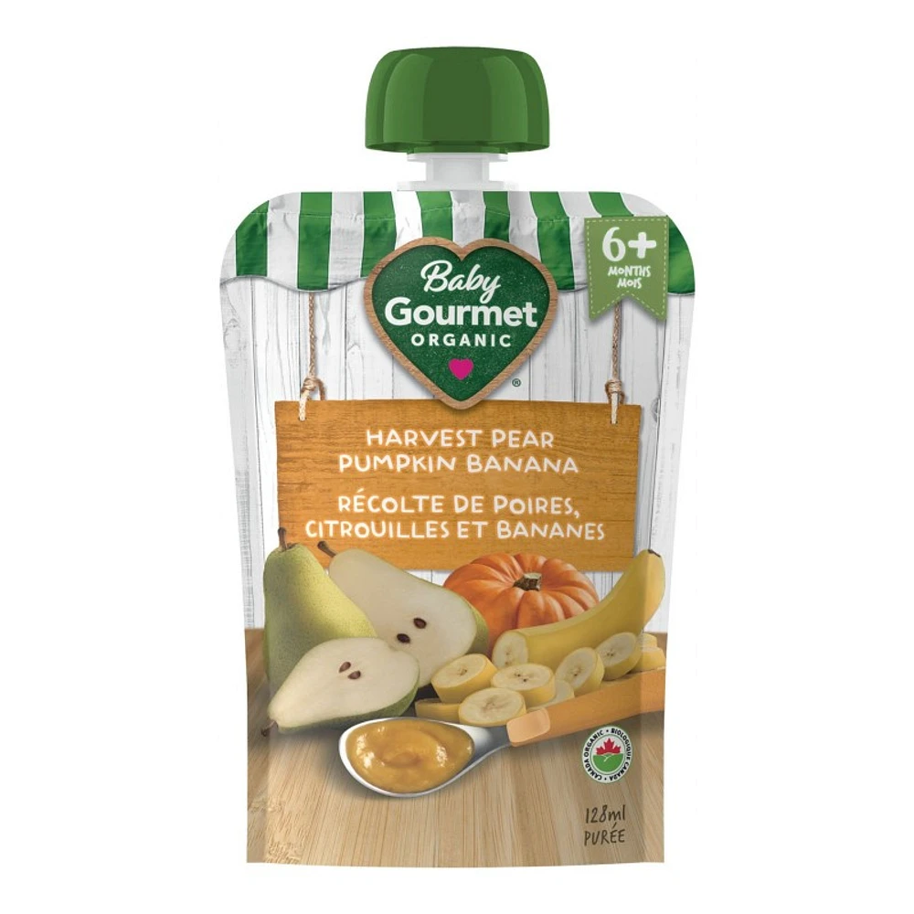 Baby Gourmet Baby Food - Harvest Pear Pumpkin Banana - 128ml