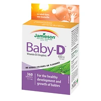 Jamieson Baby-D Vitamin D3 Droplets 400 iu - 11.7ml