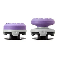 KontrolFreek FPS Freek Galaxy Gamepad Attachment Tip Pads for Xbox Series X, S, Xbox One - Purple On Silver - 2807-XBX