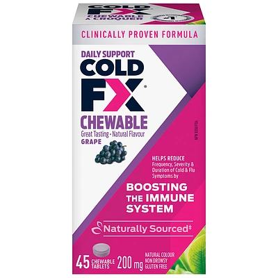 Cold-FX Chewable - Grape - 45s