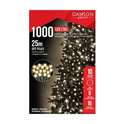 Danson Decor LED String Lights - Warm White - 25m - 1000 Lights