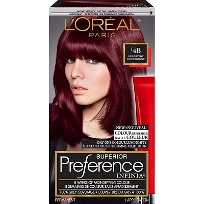 L'Oreal Superior Preference Infinia Fade-Defying Hair Colour - I4B Burgundy