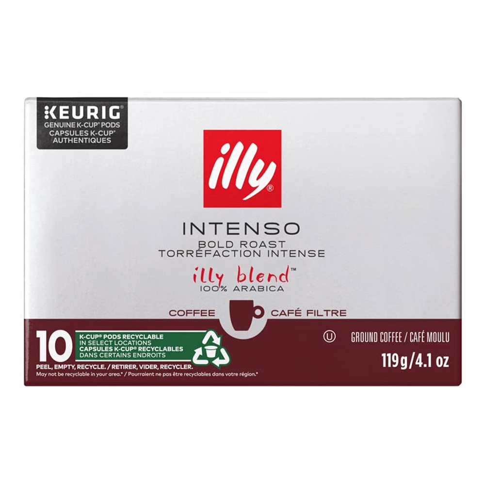 Illy K-Cup Coffee - Dark Roast - 10s