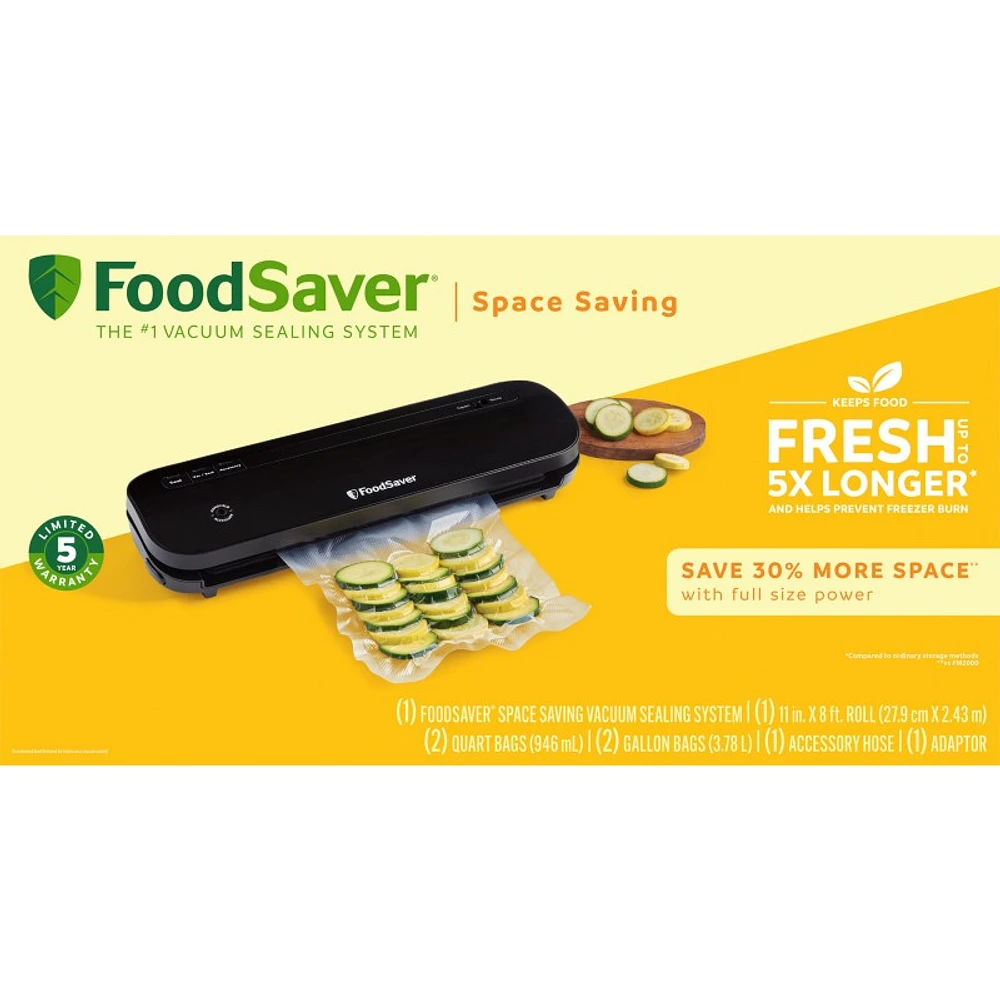 FoodSaver Compact Vacuum Sealer - Black - 2174657