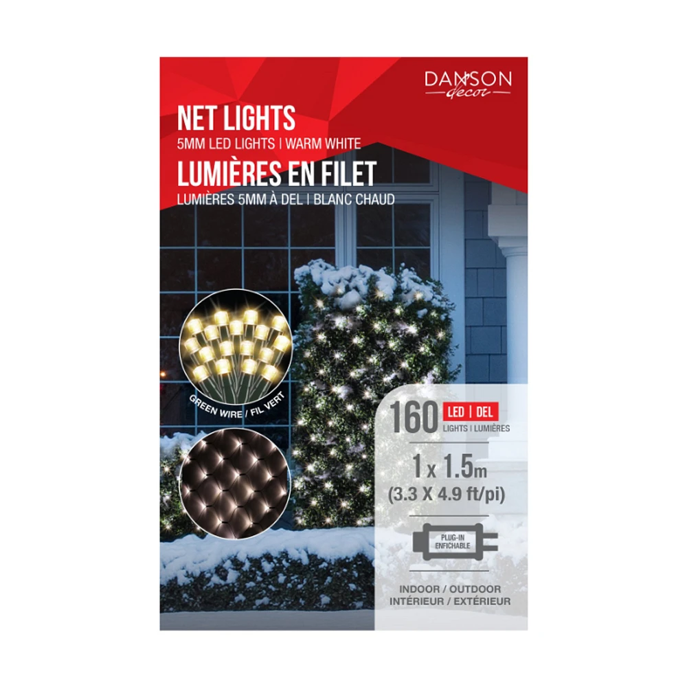 Danson Decor Net Light - Warm White - 160 Lights