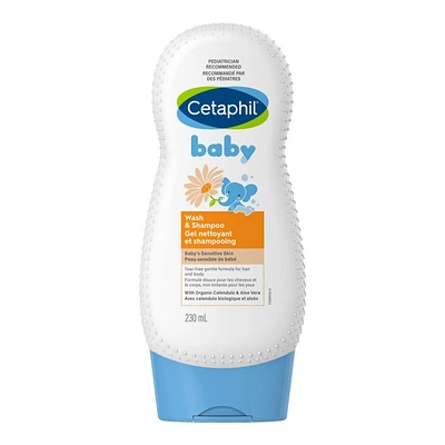 Cetaphil Baby Body Wash & Shampoo with Organic Calendula