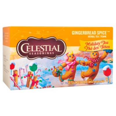 Celestial Seasonings Holiday Tea - Gingerbread Spice - 20's