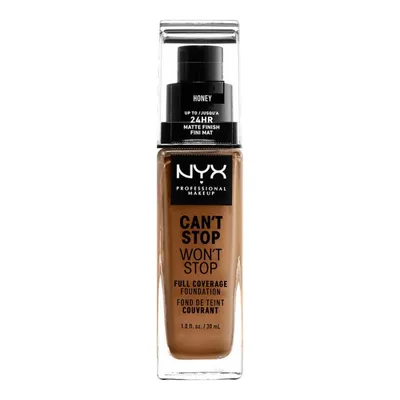 NYX Professional Makeup Can't Stop Won't Stop Full Coverage Foundation - Honey