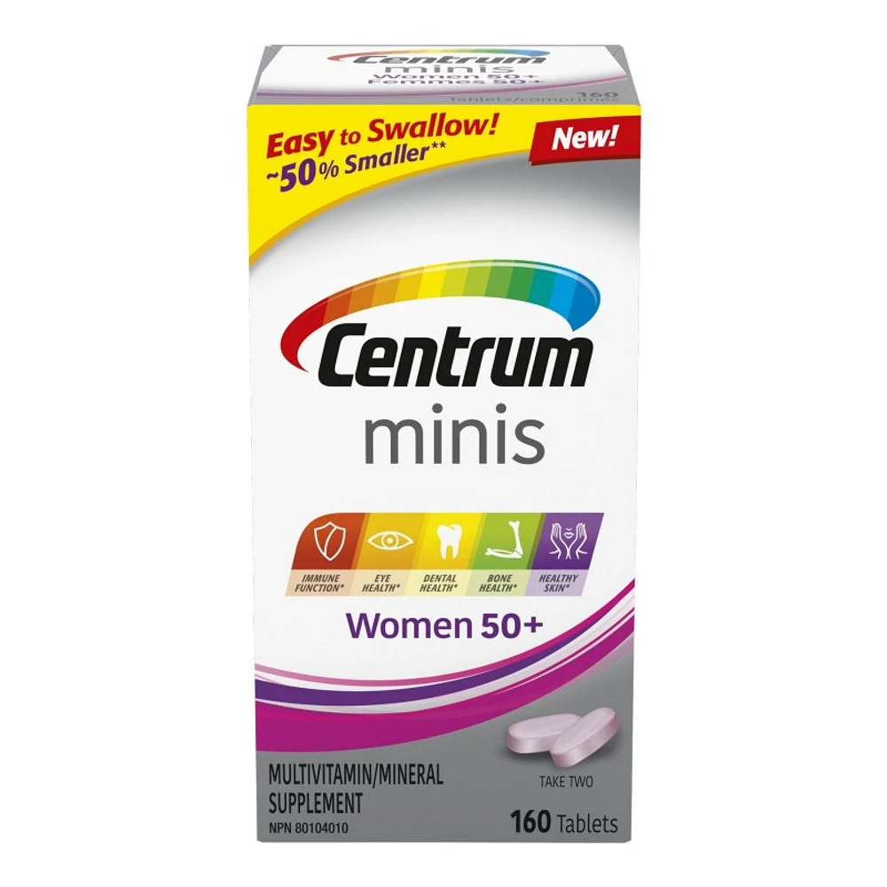 Centrum Minis Women 50+ Multivitamin/Mineral Supplement - 160s