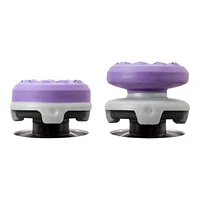 KontrolFreek FPS Freek Galaxy Gamepad Attachment Tip Pads for NINTENDO Switch Pro Controller - Purple On Silver - 2807-NP