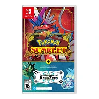 Nintendo Switch Pokemon Scarlet + The Hidden Treasure of Area Zero