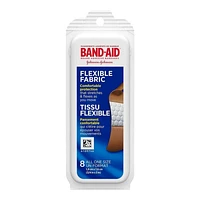 BAND-AID Flexible Fabric Bandages Travel Pack - 8's