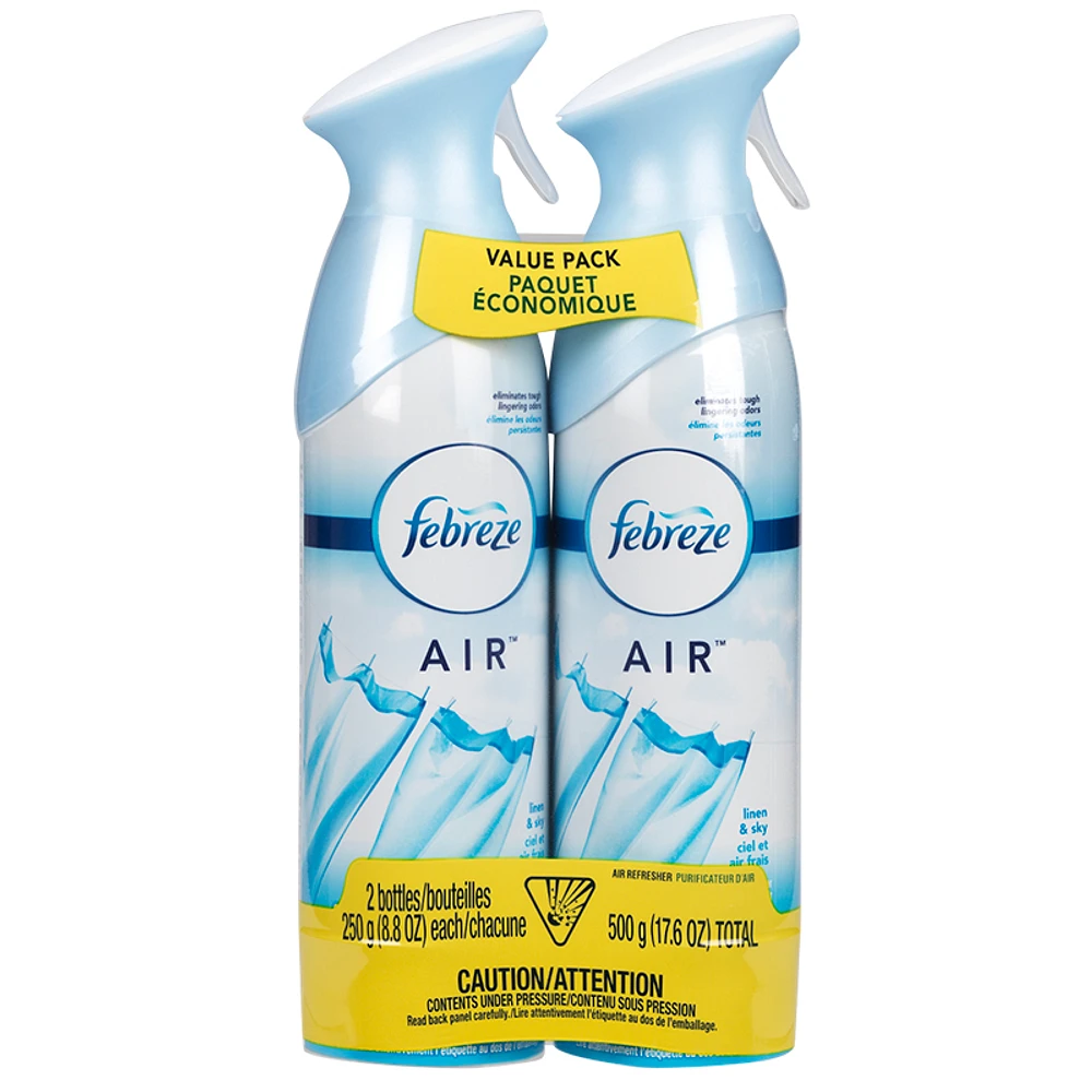 Febreze Air Effects Value Pack - Linen & Sky - 2 x 250g