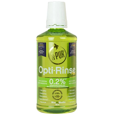 X-Pur Opti-Rinse Plus 0.2% Oral Rinse - Mint - 500ml