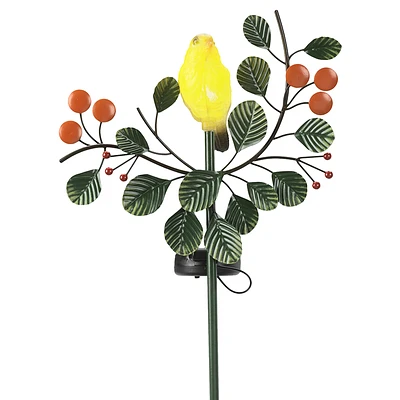 Collection by London Drugs Solar Decoration Garden Light - Bird/Berries - 24x6x90cm