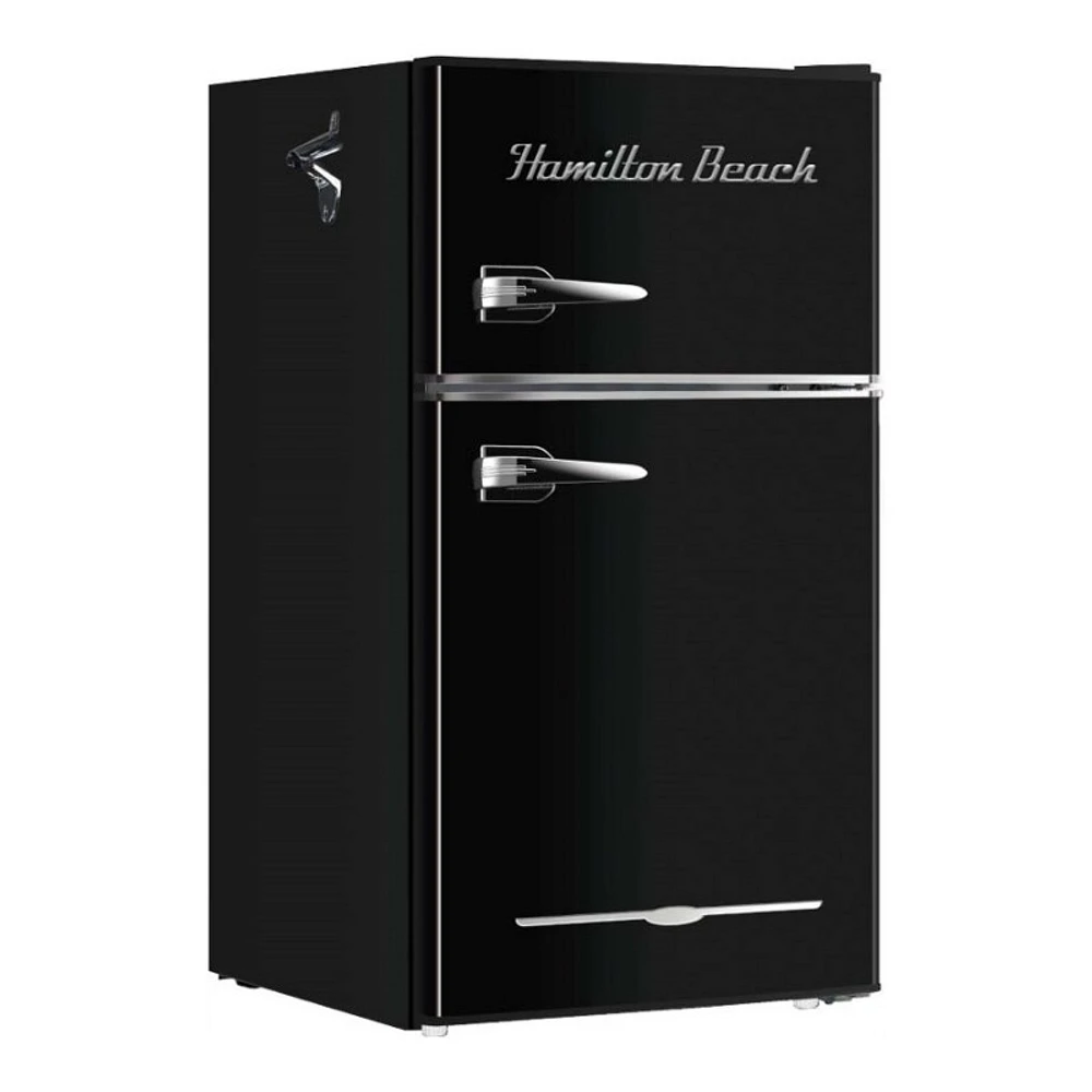 Hamilton Beach Retro 3.2 Cu. Ft. Two Door Refrigerator/Freezer