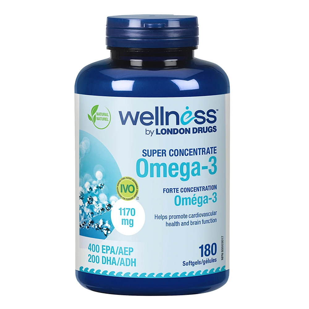 Wellness by London Drugs Super Concentrate Omega-3 - 180s