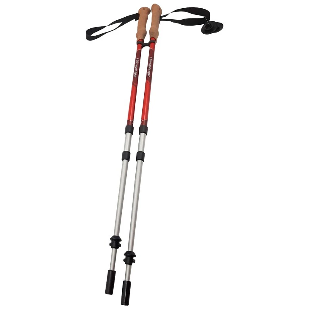 Easy Trail Trekking Poles - Pair - Red