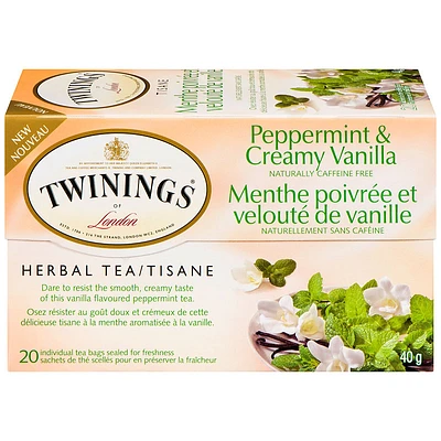 Twinings Tea - Peppermint & Creamy Vanilla - 20s