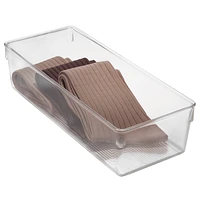 InterDesign Linus Drawer Organizer - Clear - 5 x 12 x 3 inch