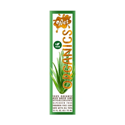 Wet Organics Organic Base Aloe Lubricant - 93ml