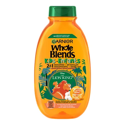 Garnier Whole Blends Kids 2 in 1 Shampoo - Apricot and Cotton Flower - 250ml