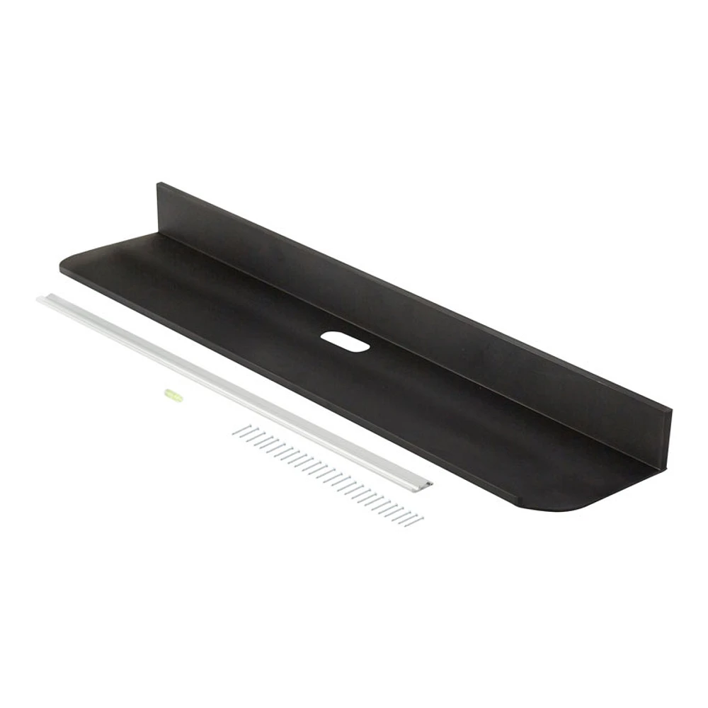 Hangman Reversible No-Stud Sound Bar Shelf - Black - HANGLSBS34