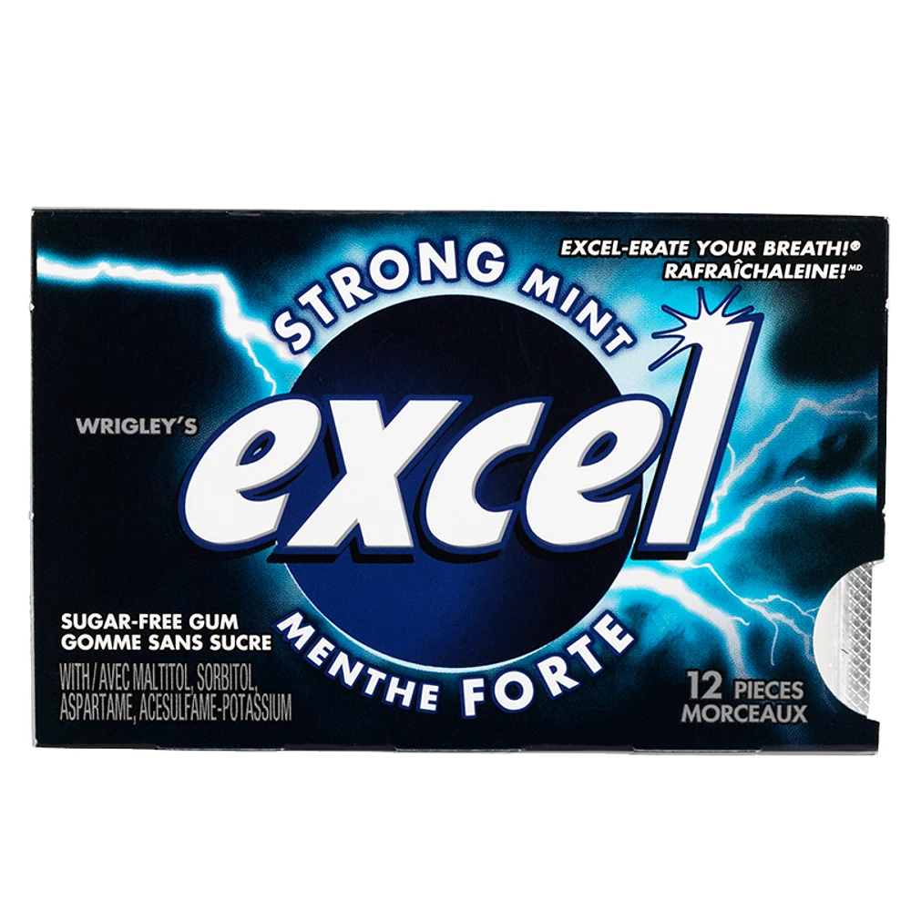 Excel Gum - Strong Mint - 12 pieces