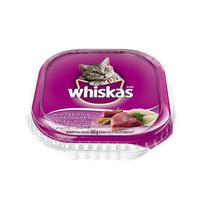 Whiskas Wet Cat Dinner - Whitefish and Tuna - 100g