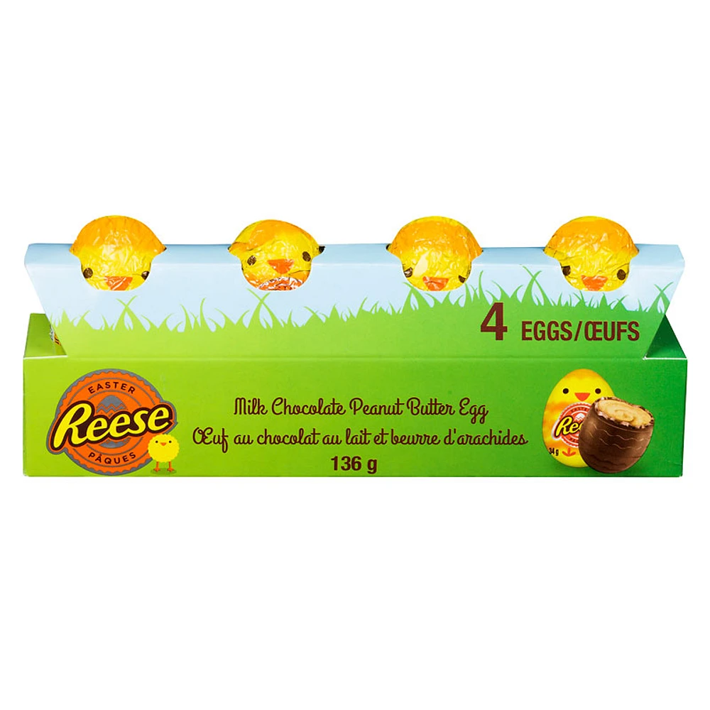 Reese Milk Chocolate Peanut Butter Eggs - 4 pack