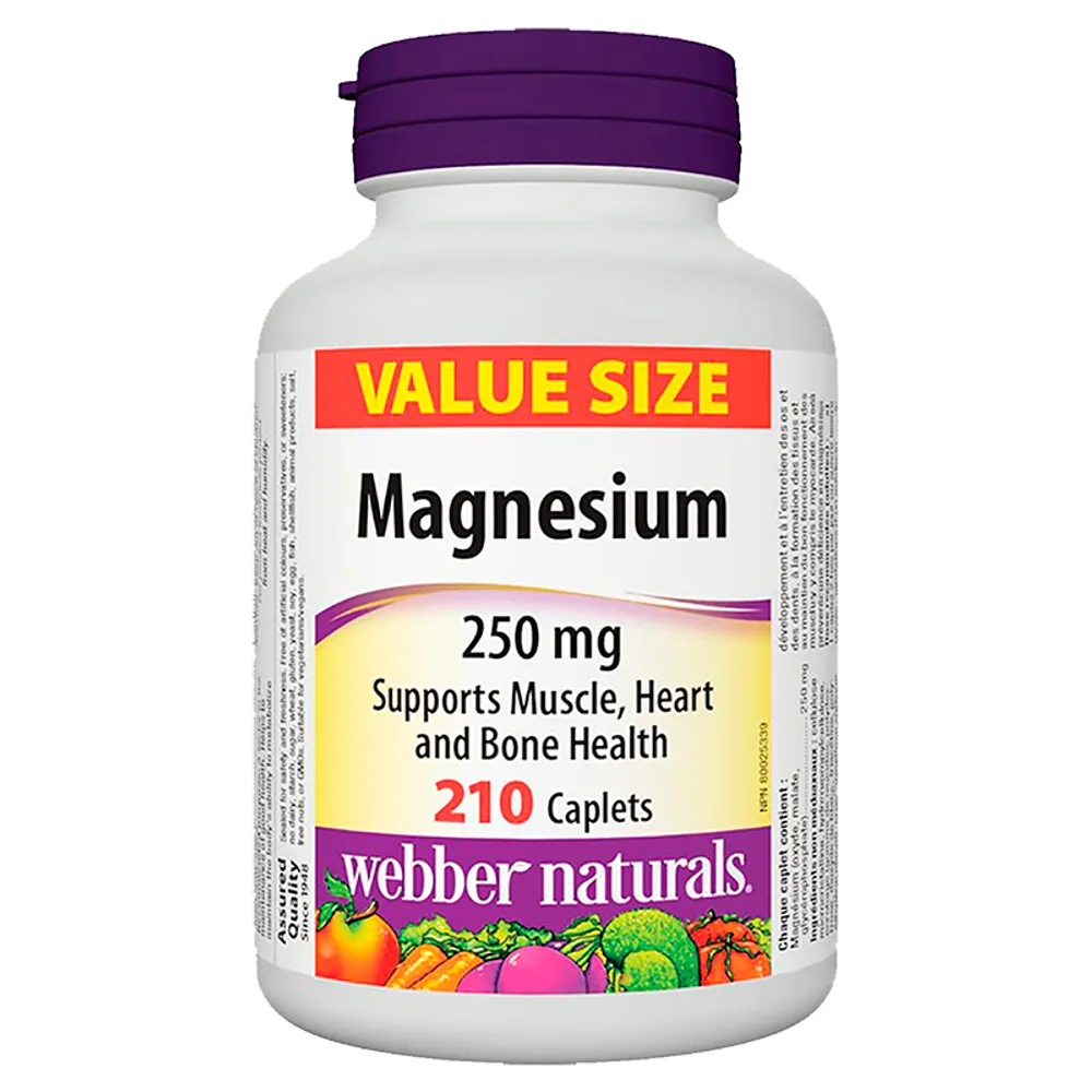 Webber Naturals Magnesium - 250mg - 210s