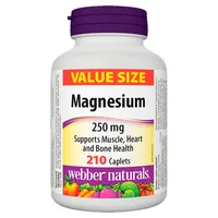 Webber Naturals Magnesium - 250mg - 210s