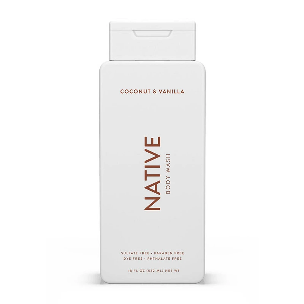 Native Body Wash - Coconut and Vanilla - 532g