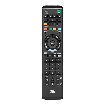 One for All Sony TV Remote - Black - URC1812
