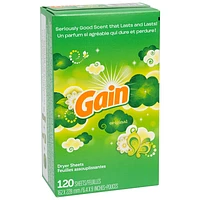 Gain Fabric Softener Sheets - Original - 120s