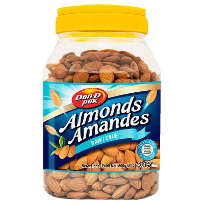 DAN-D-PAK Almonds Natural Raw - 600g