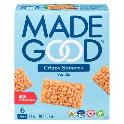MadeGood Crispy Squares - Vanilla - 6x22g
