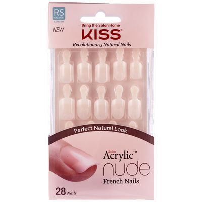 Kiss Salon Acrylic Nude French Nails