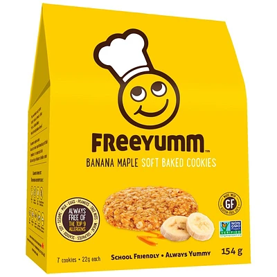 Freeyumm Banana Maple Cookies - 154g