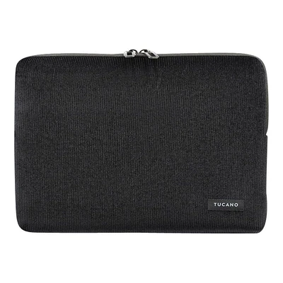 Tucano Velluto Notebook Sleeve for MacBook Air/Pro - 13 Inch - Black - BFVELMB13-BK