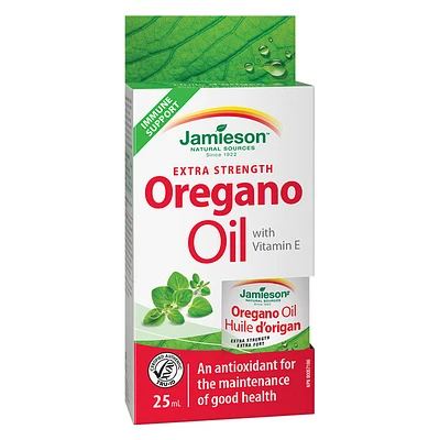 Jamieson Oregano Oil with Vitamin E - Extra Strength - 25ml
