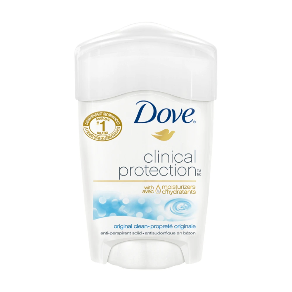 Dove Clinical Protection Original Clean Anti-Perspirant Solid - 45g