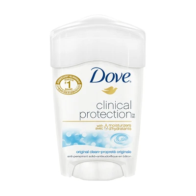 Dove Clinical Protection Original Clean Anti-Perspirant Solid - 45g