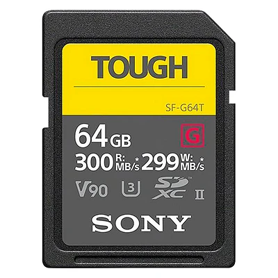 Sony 64GB Tough SD Card - SFG64T/T1