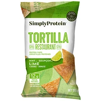 SimplyProtein Tortilla Chips - Hint of Lime - 130g